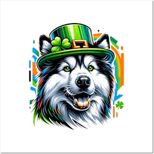 Yakutian Laika Celebrates St Patrick's Day with Style Posters and Art